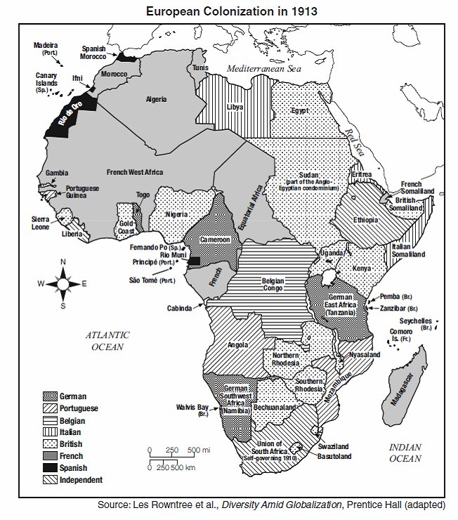 imperialism map africa